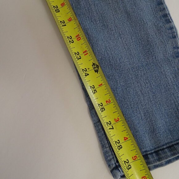 D.Jeans Denim Skinny Jeans Jeggings Women Size 12 Light Wash Blue Back Pockets - Picture 9 of 12